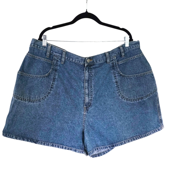 L.A. Blues Pants - Vintage 42" Waist LA Blues Cotton Denim Shorts Plus Size‎ 26